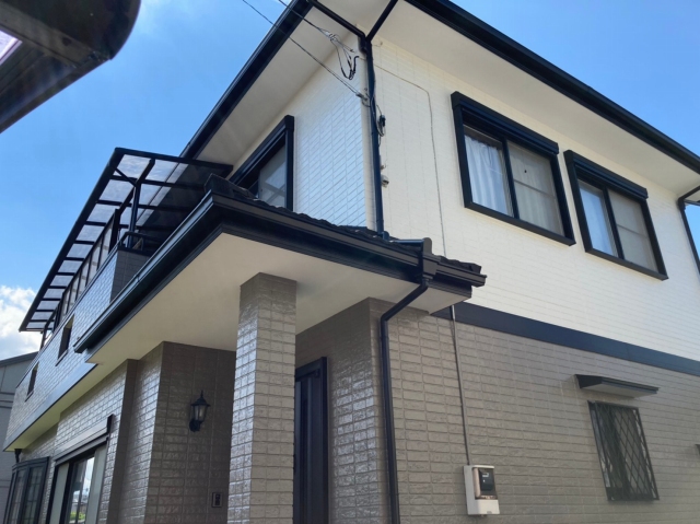 千葉県流山市Ｅ様邸　屋根重ね葺きと外壁塗装のリフォーム